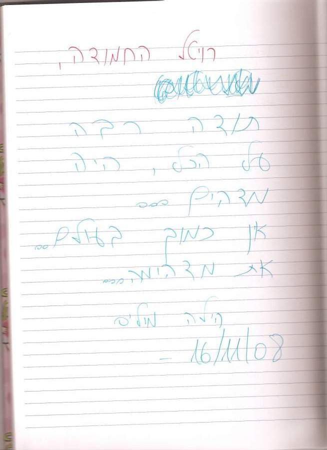 המלצה מס 8